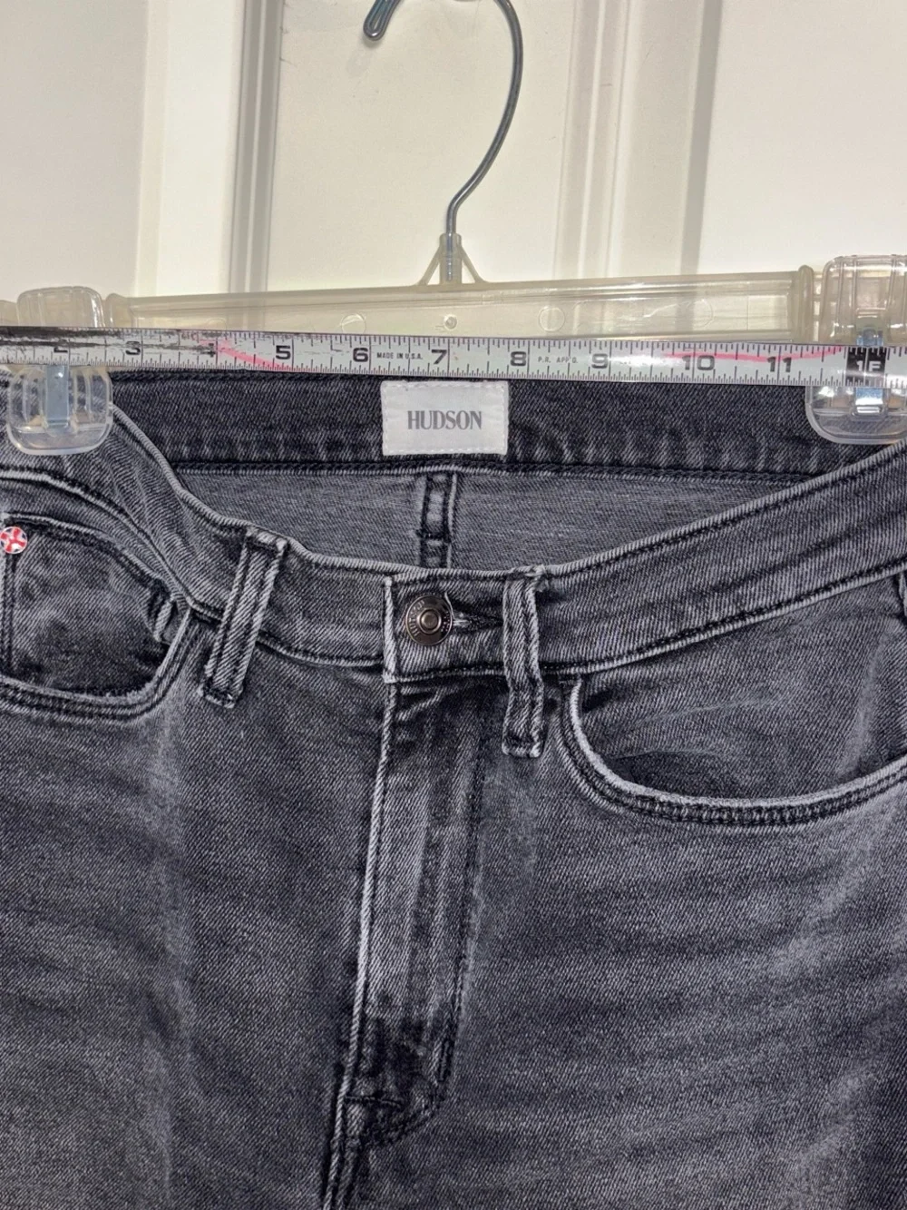 Hudson Jeans Black Boot Cut High-Rise Jeans